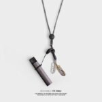 Handmade | Feather & Letter Lanyard - Image 5