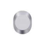 Rod Replacement Decoration Color Cap with Removal Tool(Plain Silver)