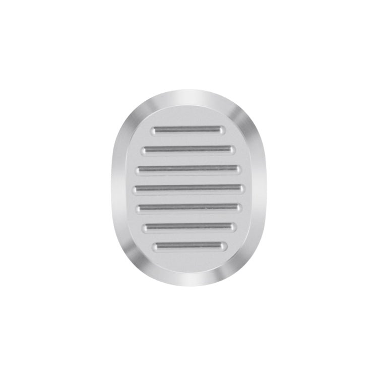 EDA004440901F Rod Replacement Decoration Color Cap with Removal Tool(Striped Silver) - Image 1