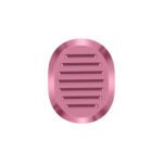 Rod Replacement Decoration Color Cap with Removal Tool(Striped Rose Red)