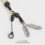 Handmade | Feather & Letter Lanyard